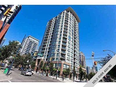 Yaletown Penthouse for sale: Freesia 1 Bedroom & Den 506 sq.ft. (Listed 2015-10-23)