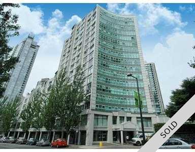 Yaletown Condo for sale: Pacific Point 1 Bedroom & Den 804 sq.ft. (Listed 2010-01-12)